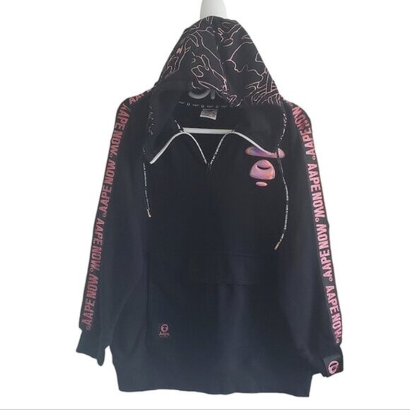 Aape by A Bathing Ape Graphic Anorak Hoodie Size XS - Picture 1 of 16